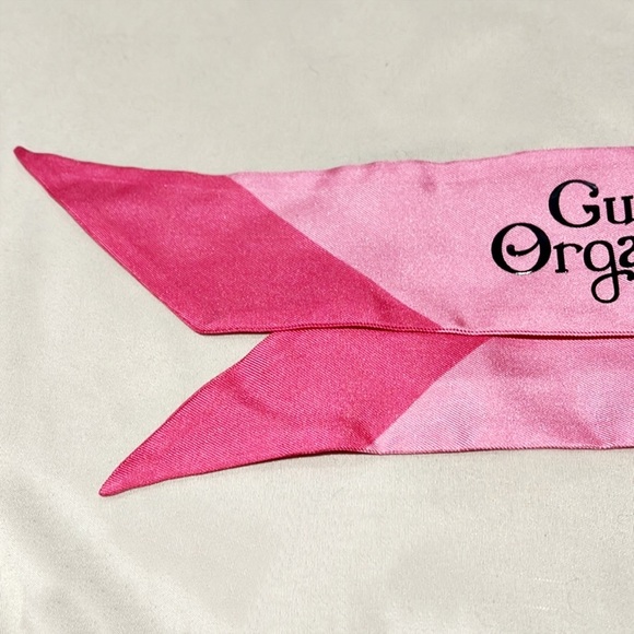 Gucci “Orgasmic” Pink Silk Bag Twilly - Picture 3 of 7